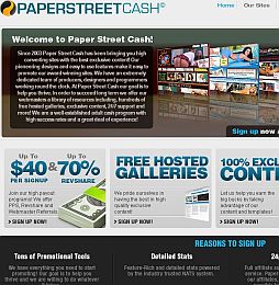 PaperStreetCash Adult Affiliate Program