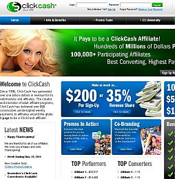 ClickCash Adult Affiliate Program